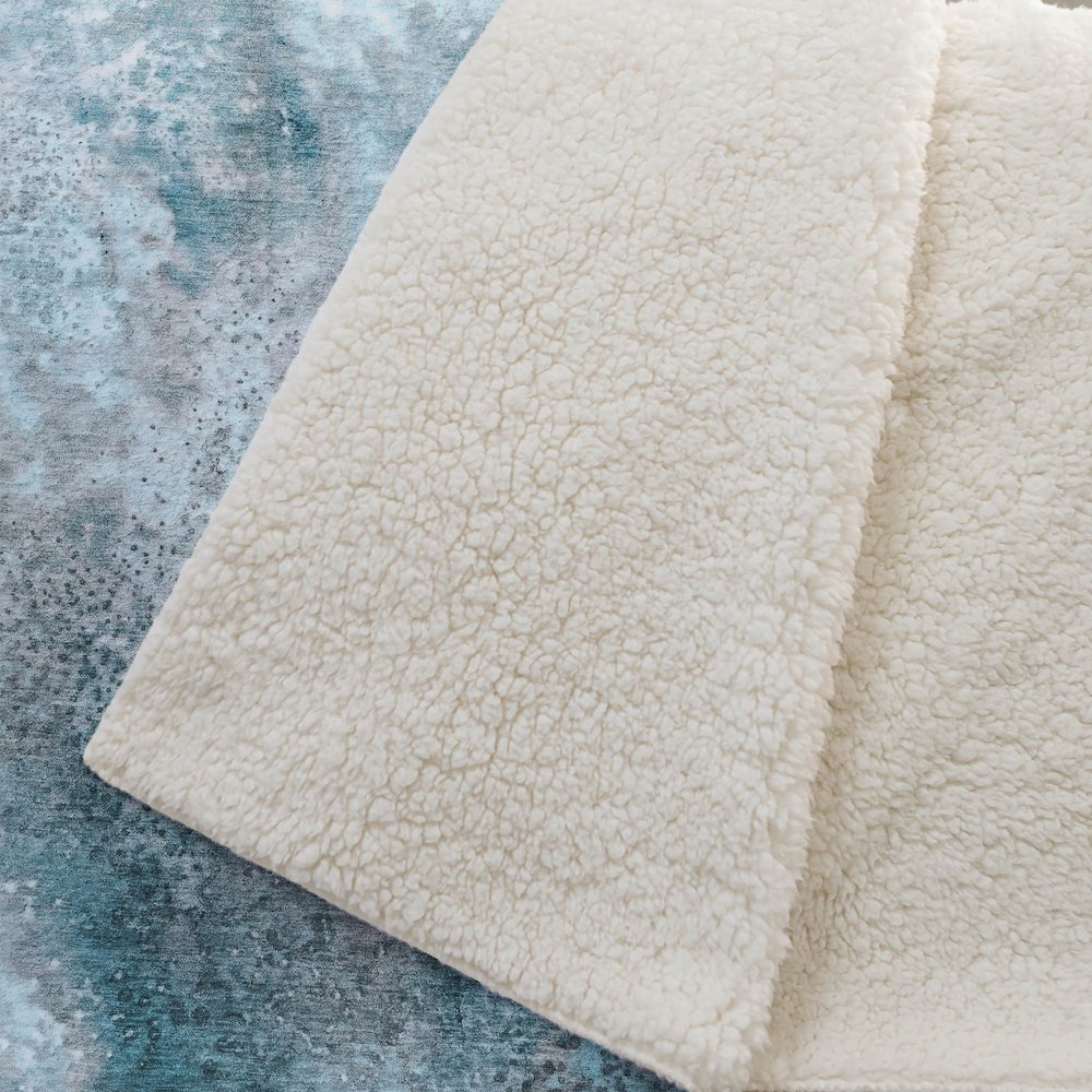 Premium Machine Washable ASB505 Teal 50" x 70" Sherpa Throw Blanket. Picture 2