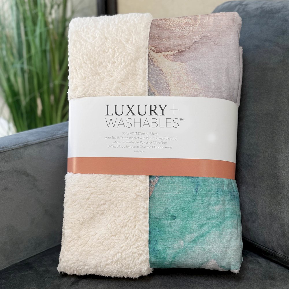 Premium Machine Washable ASB513 Burgundy 50" x 70" Sherpa Throw Blanket. Picture 3