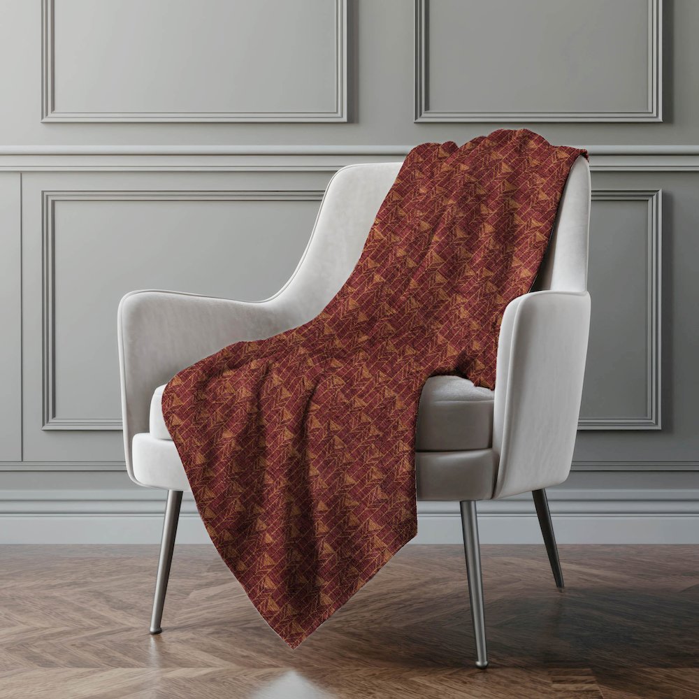 Premium Machine Washable ASB514 Burgundy 50" x 70" Sherpa Throw Blanket. Picture 4