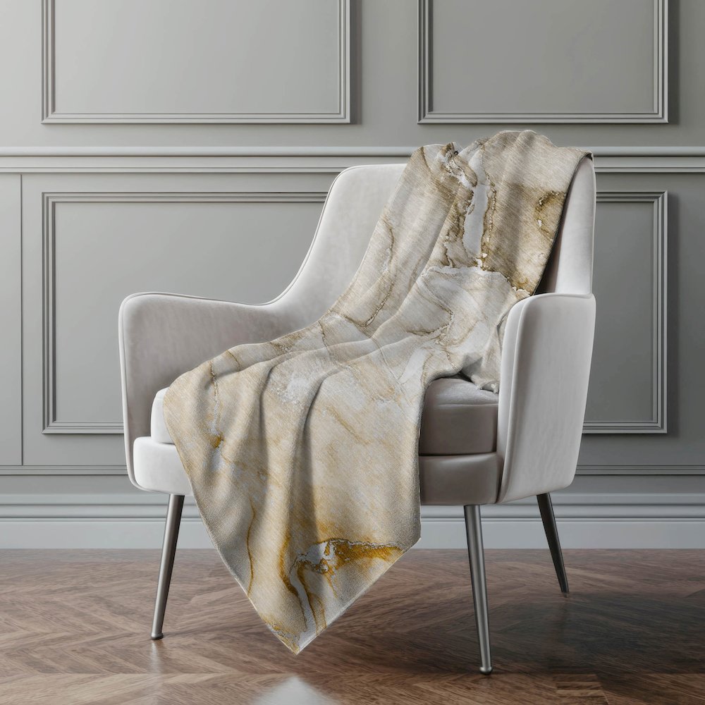 Premium Machine Washable ASB516 Brown 50" x 70" Sherpa Throw Blanket. Picture 4