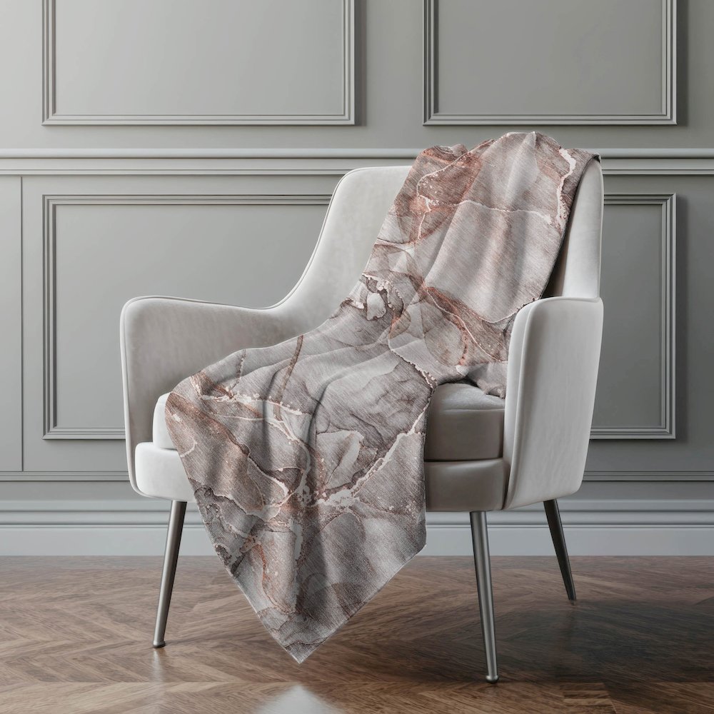 Premium Machine Washable ASB519 Gray 50" x 70" Sherpa Throw Blanket. Picture 4