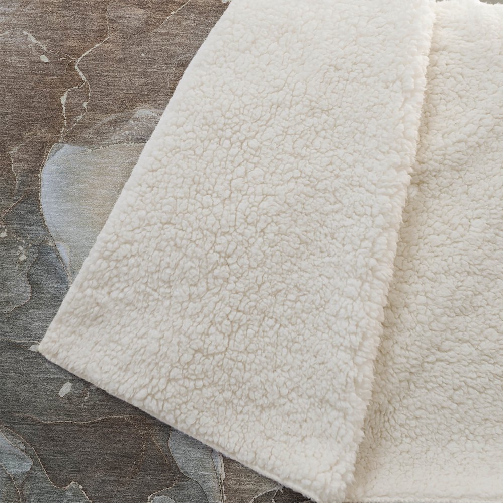 Premium Machine Washable ASB522 Brown 50" x 70" Sherpa Throw Blanket. Picture 2