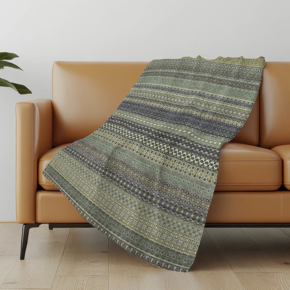 Premium Machine Washable ASB527 Sage 50" x 70" Sherpa Throw Blanket. Picture 5