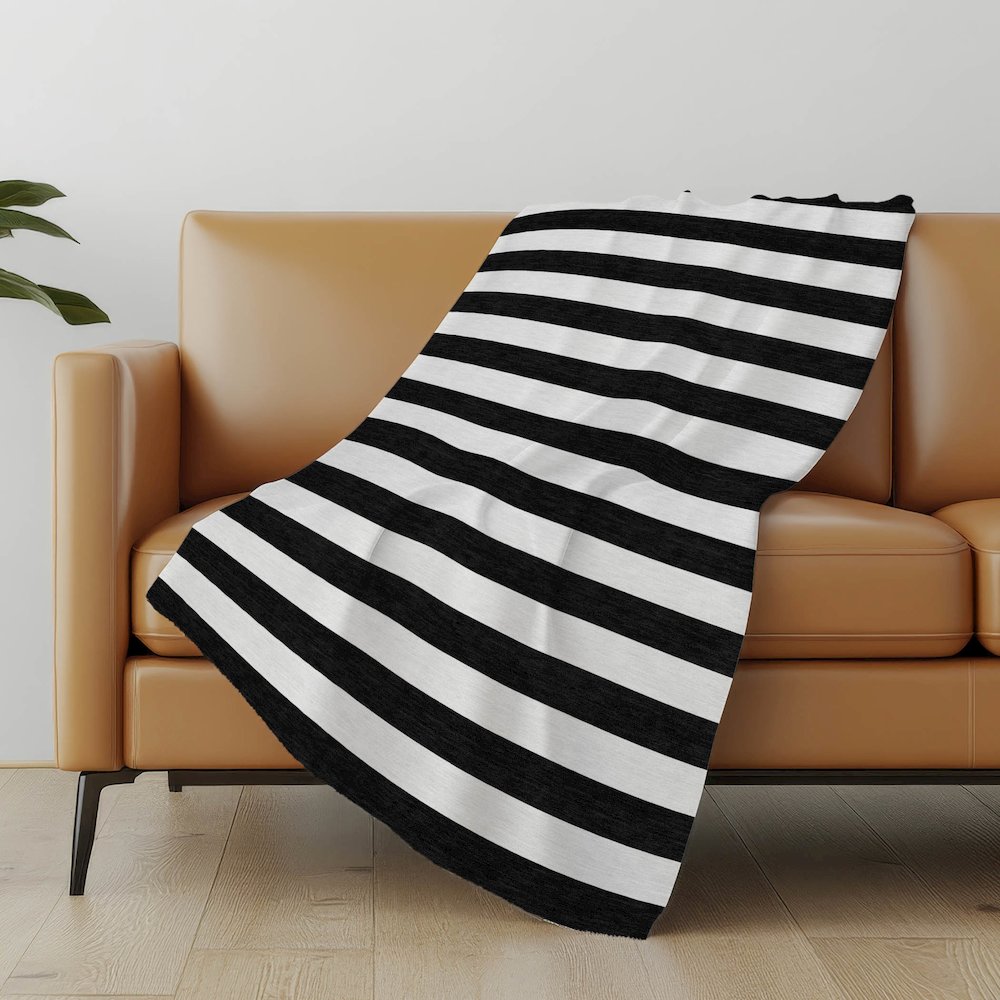 Premium Machine Washable ASB528 Black 50" x 70" Sherpa Throw Blanket. Picture 5