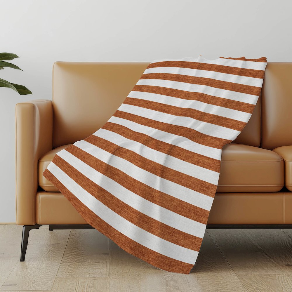 Premium Machine Washable ASB528 Paprika 50" x 70" Sherpa Throw Blanket. Picture 5