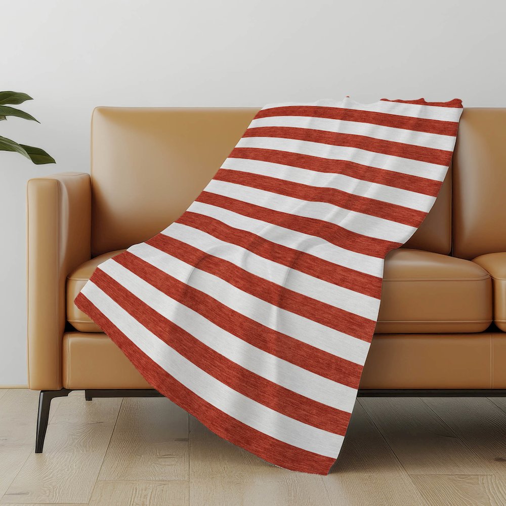 Premium Machine Washable ASB528 Red 50" x 70" Sherpa Throw Blanket. Picture 5