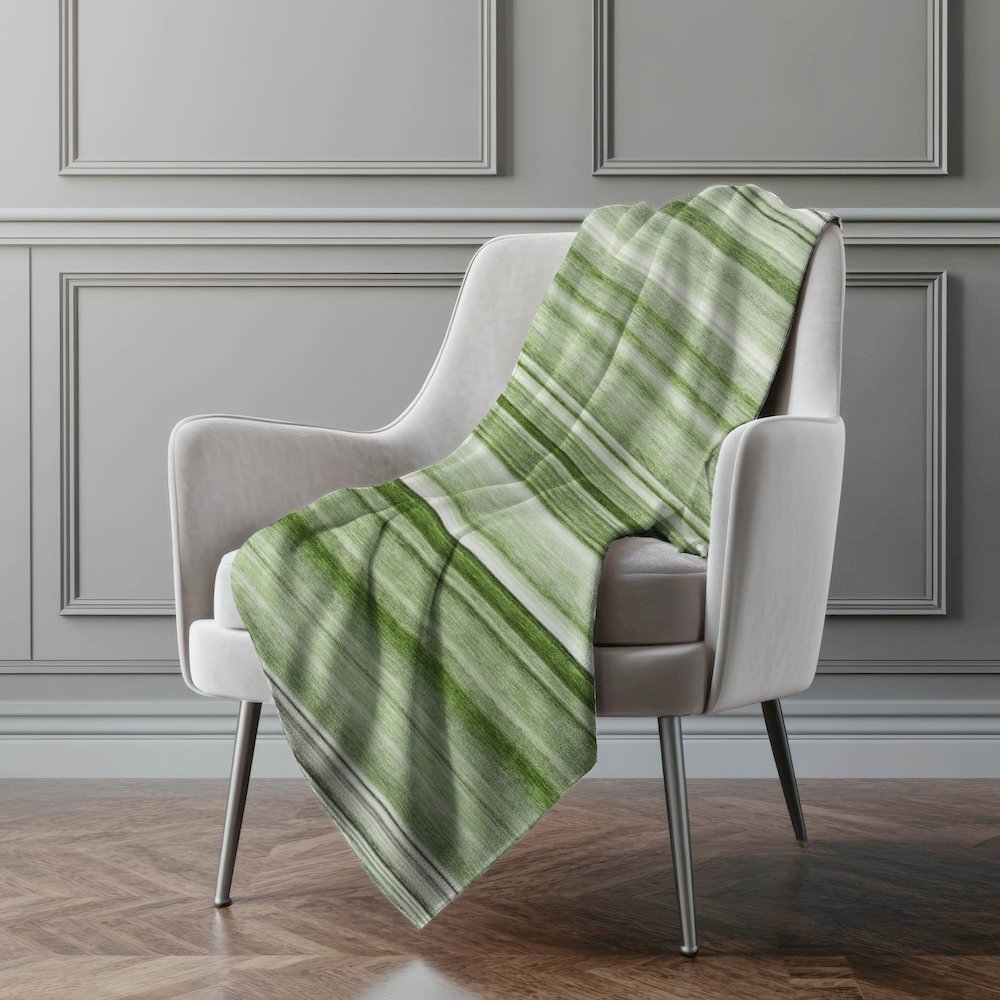 Premium Machine Washable ASB529 Aloe 50" x 70" Sherpa Throw Blanket. Picture 4