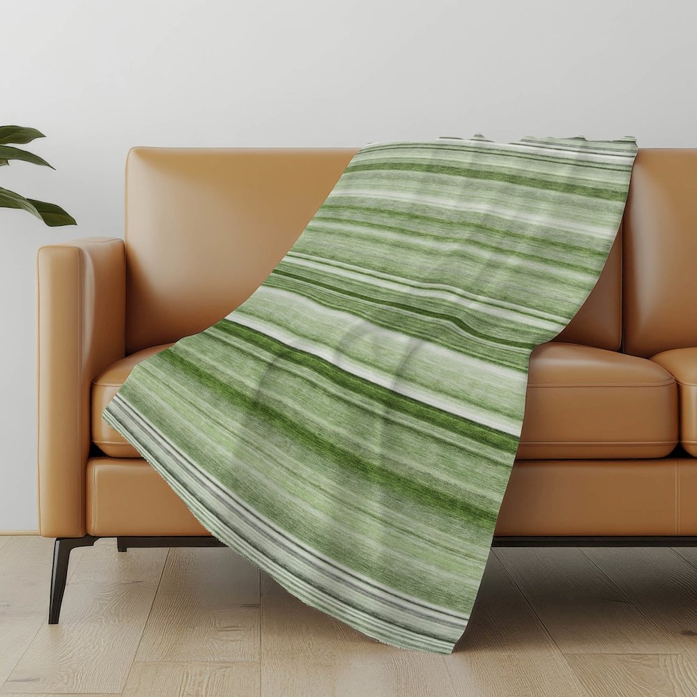 Premium Machine Washable ASB529 Aloe 50" x 70" Sherpa Throw Blanket. Picture 5