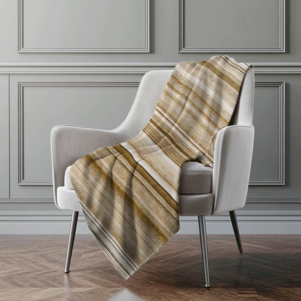 Premium Machine Washable ASB529 Chocolate 50" x 70" Sherpa Throw Blanket. Picture 4
