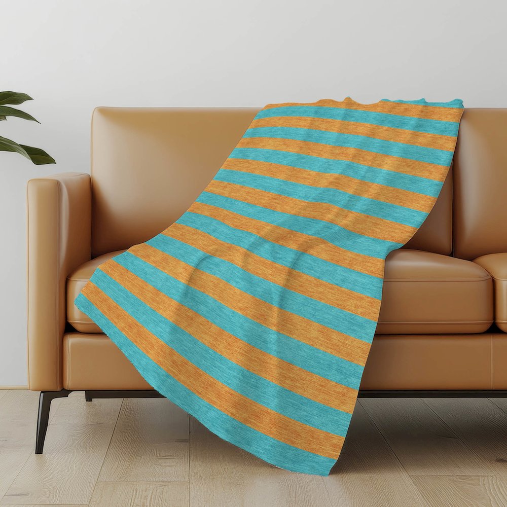 Premium Machine Washable ASB530 Aqua 50" x 70" Sherpa Throw Blanket. Picture 5