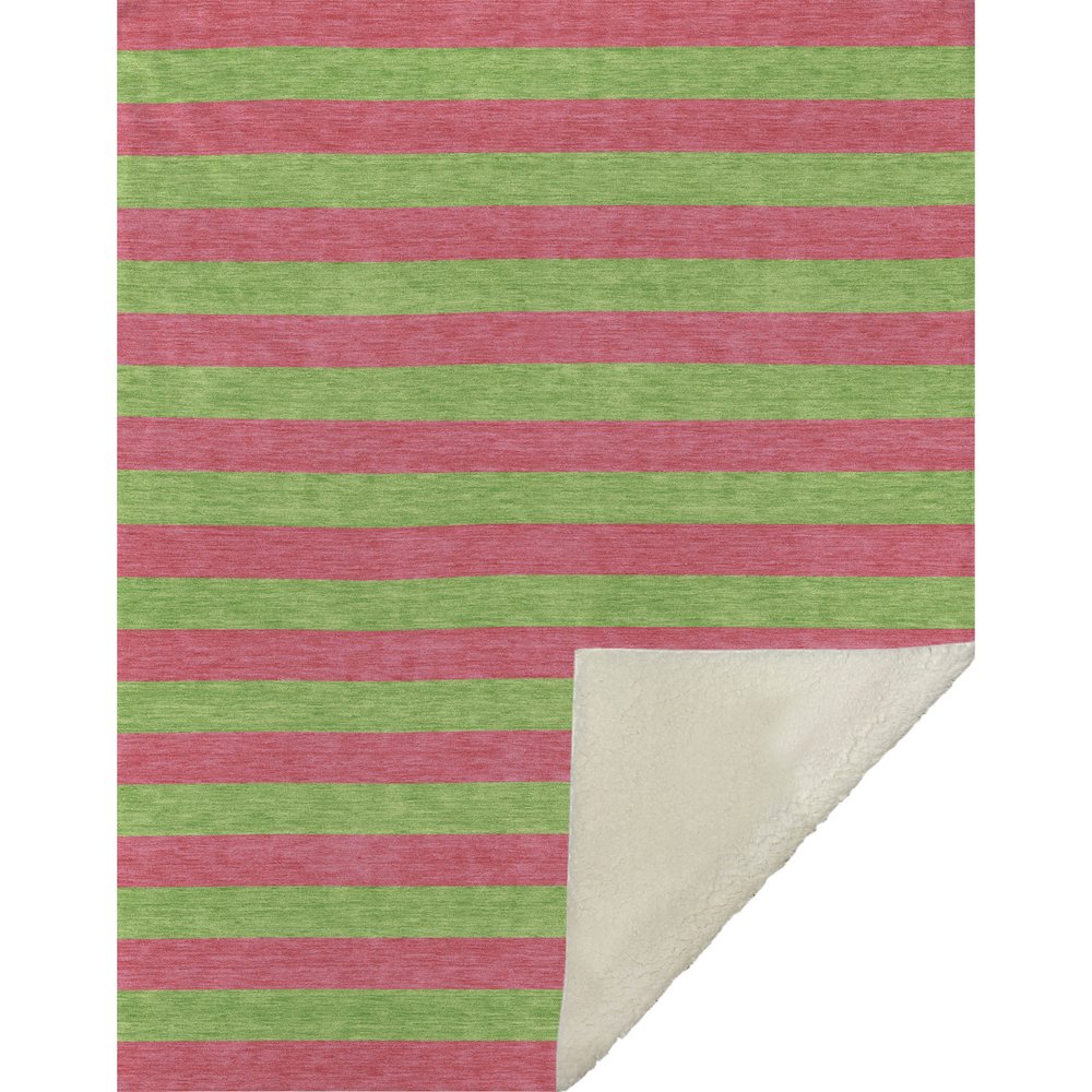 Premium Machine Washable ASB530 Blush 50" x 70" Sherpa Throw Blanket. Picture 1