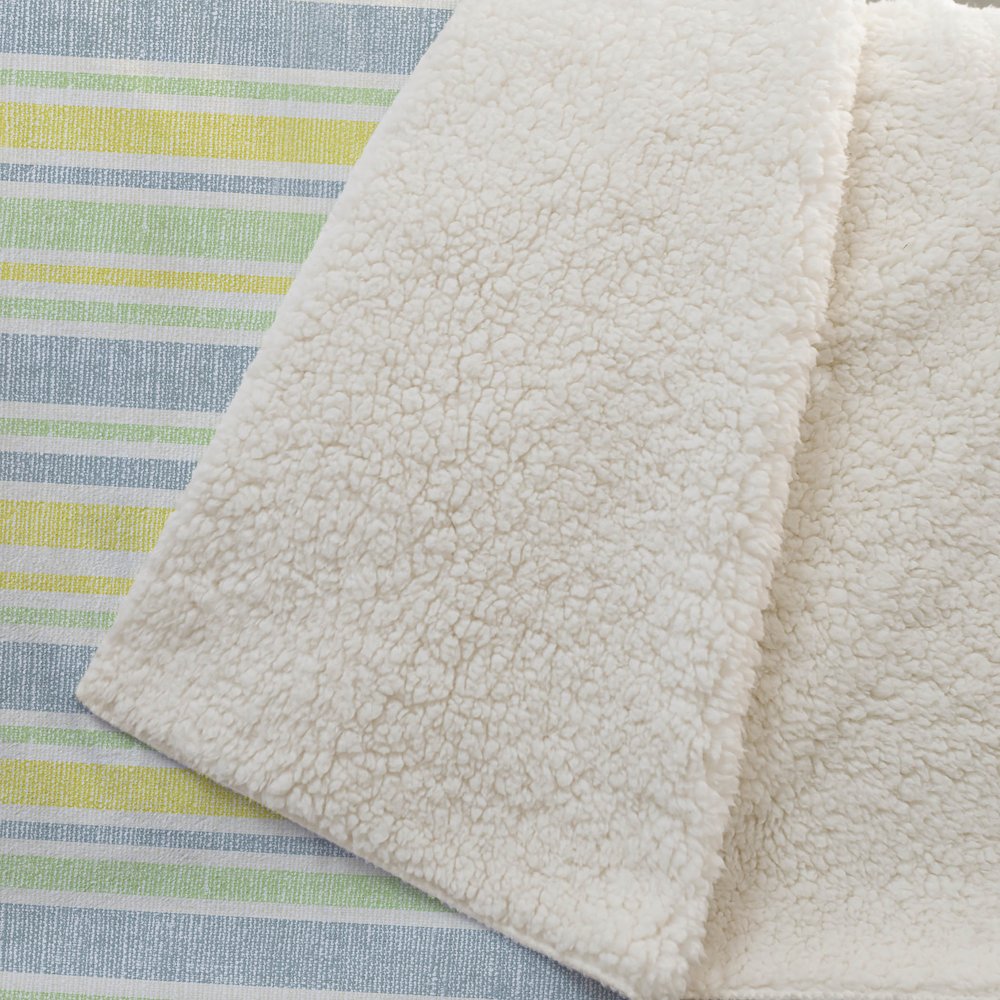 Premium Machine Washable ASB531 Denim 50" x 70" Sherpa Throw Blanket. Picture 2