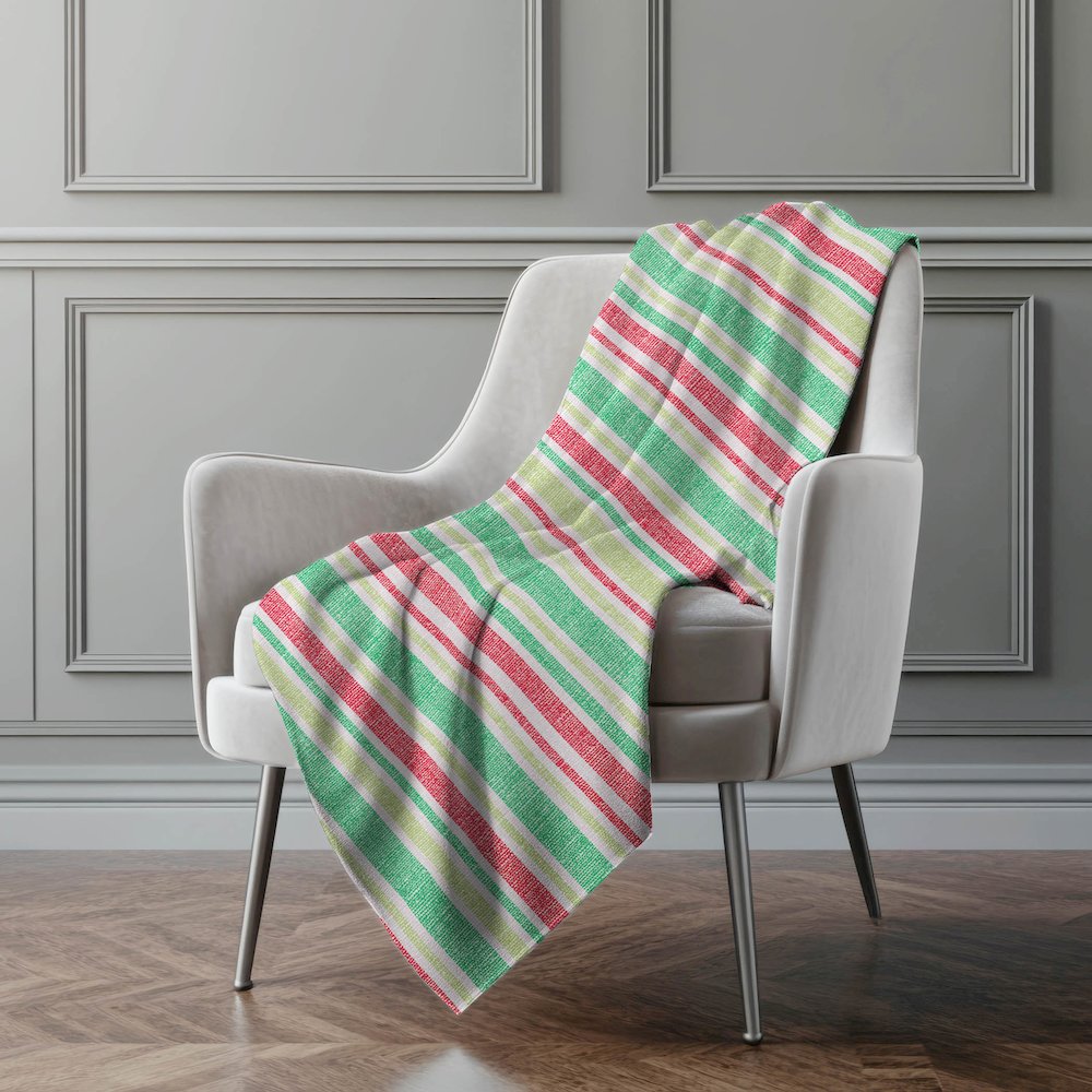 Premium Machine Washable ASB531 Green 50" x 70" Sherpa Throw Blanket. Picture 4