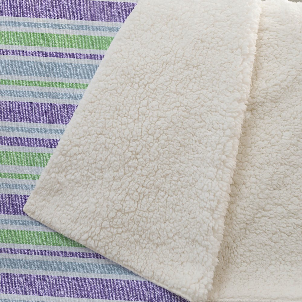 Premium Machine Washable ASB531 Lime 50" x 70" Sherpa Throw Blanket. Picture 2