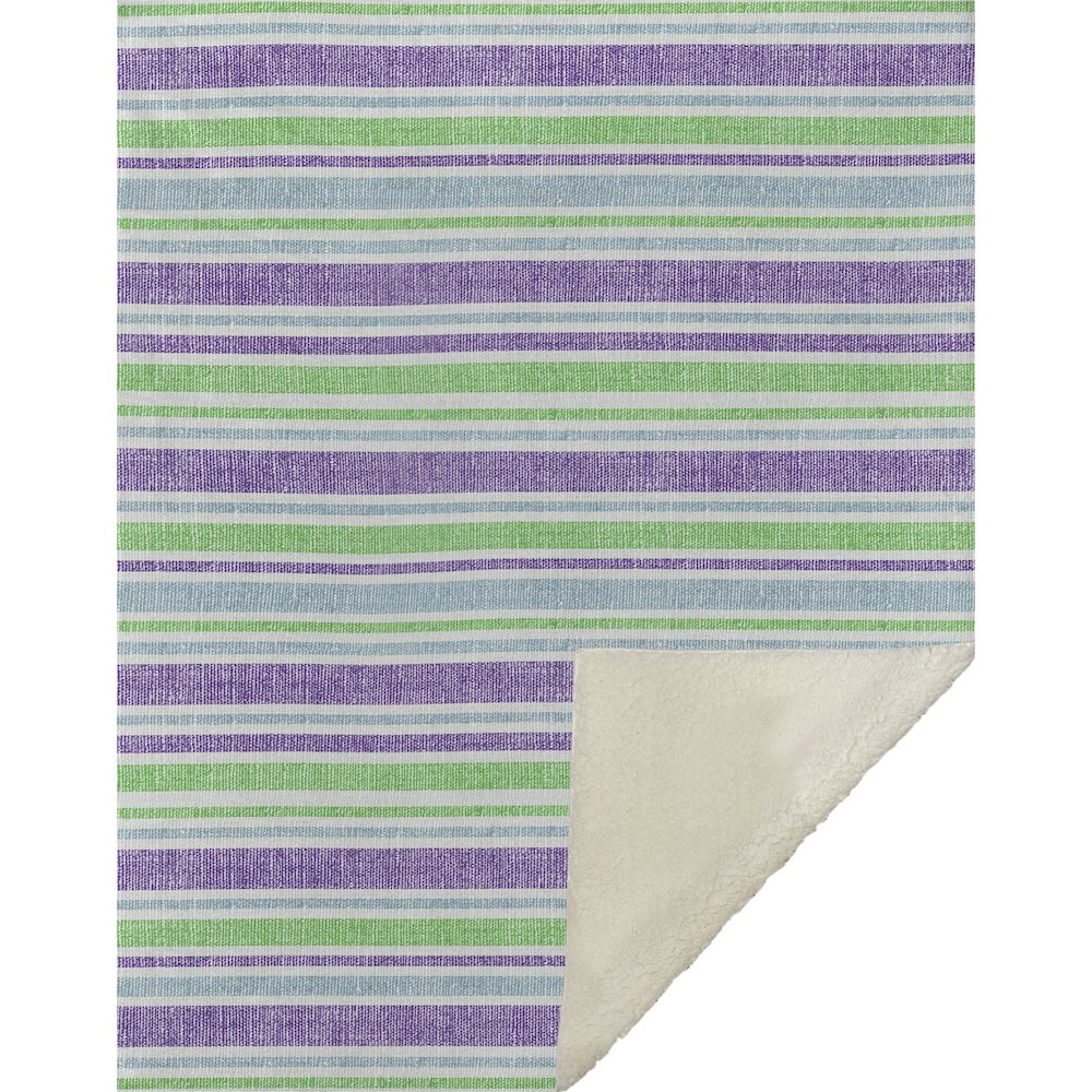 Premium Machine Washable ASB531 Lime 50" x 70" Sherpa Throw Blanket. Picture 1