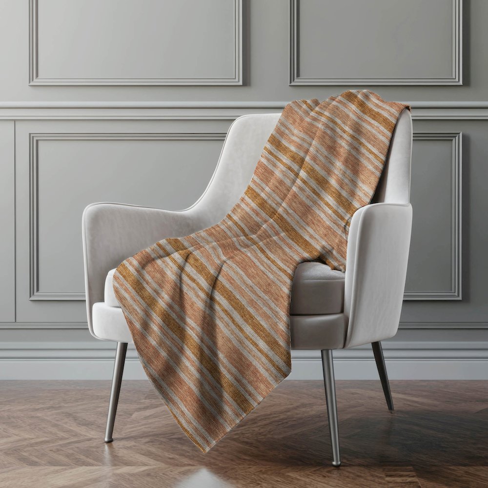 Premium Machine Washable ASB531 Paprika 50" x 70" Sherpa Throw Blanket. Picture 4