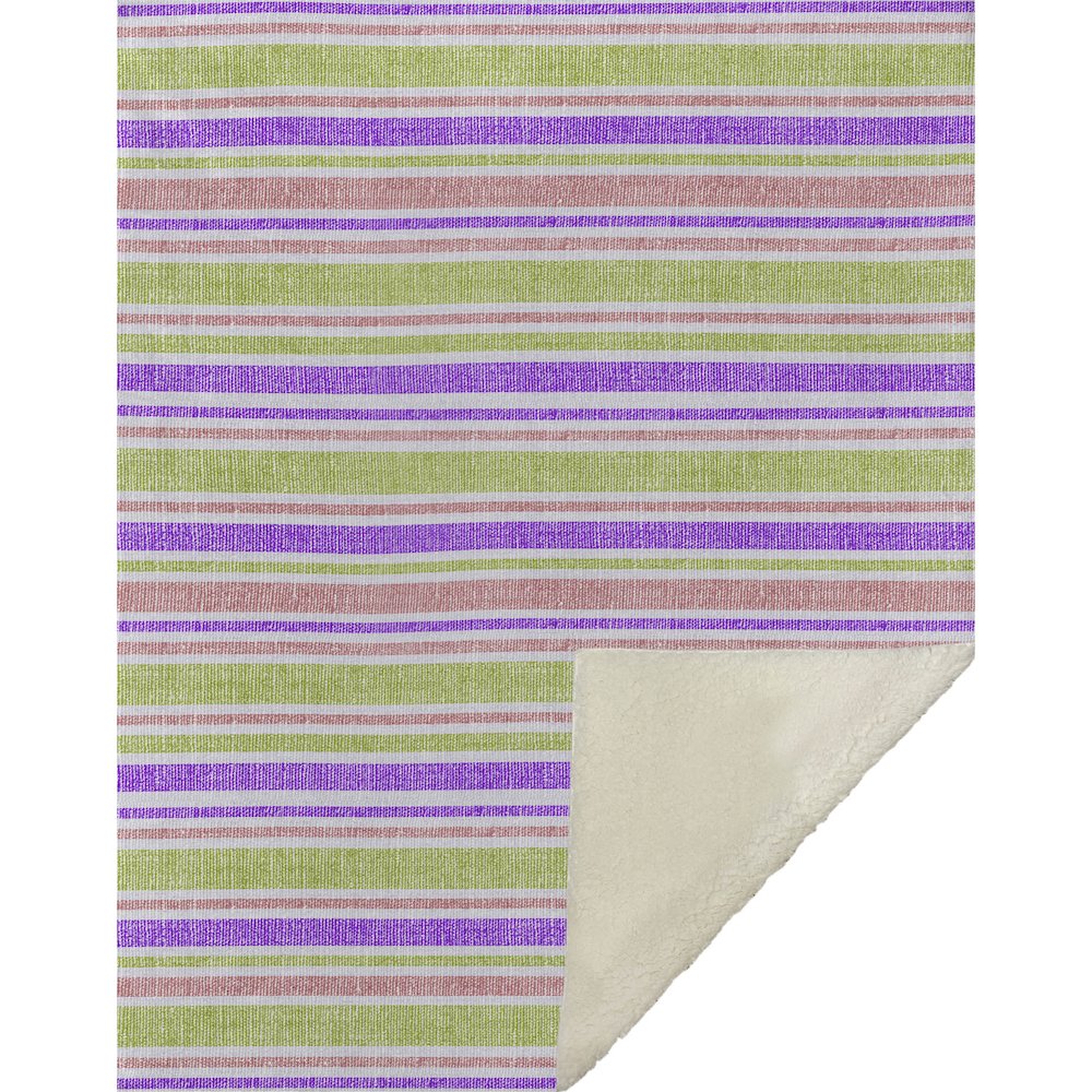 Premium Machine Washable ASB531 Purple 50" x 70" Sherpa Throw Blanket. Picture 1