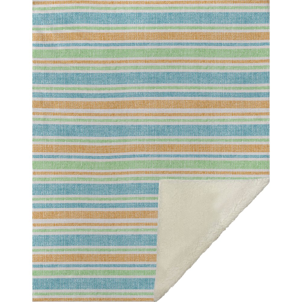 Premium Machine Washable ASB531 Teal 50" x 70" Sherpa Throw Blanket. Picture 1