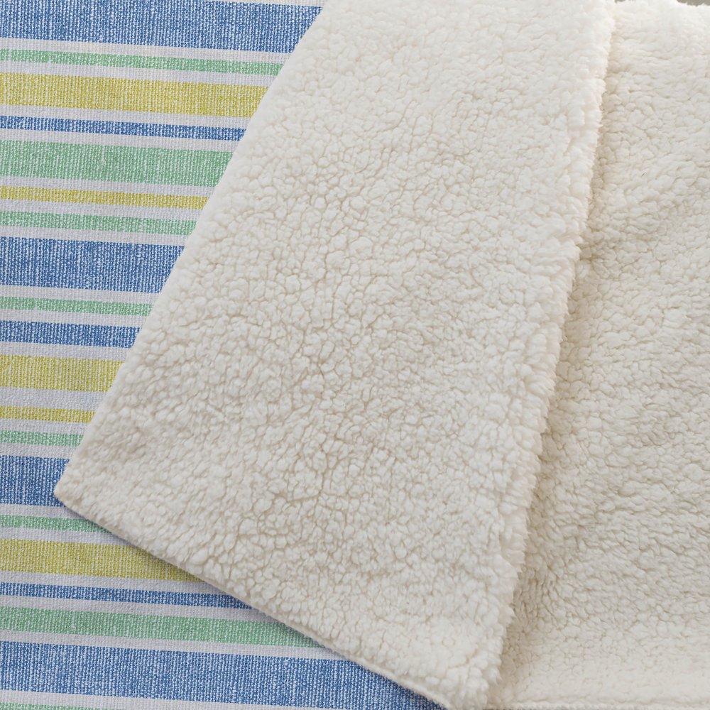 Premium Machine Washable ASB531 Yellow 50" x 70" Sherpa Throw Blanket. Picture 2