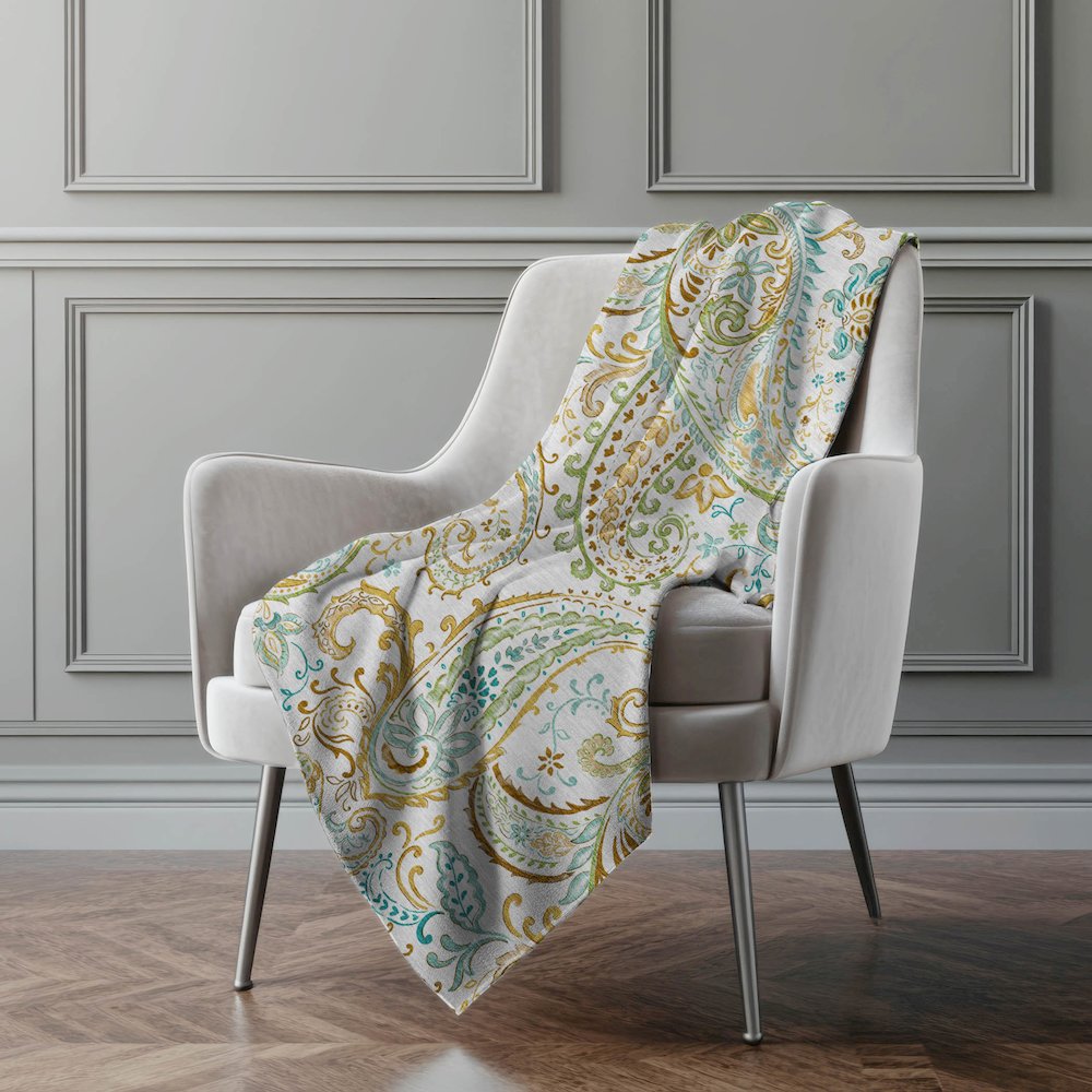 Premium Machine Washable ASB533 Ivory 50" x 70" Sherpa Throw Blanket. Picture 4