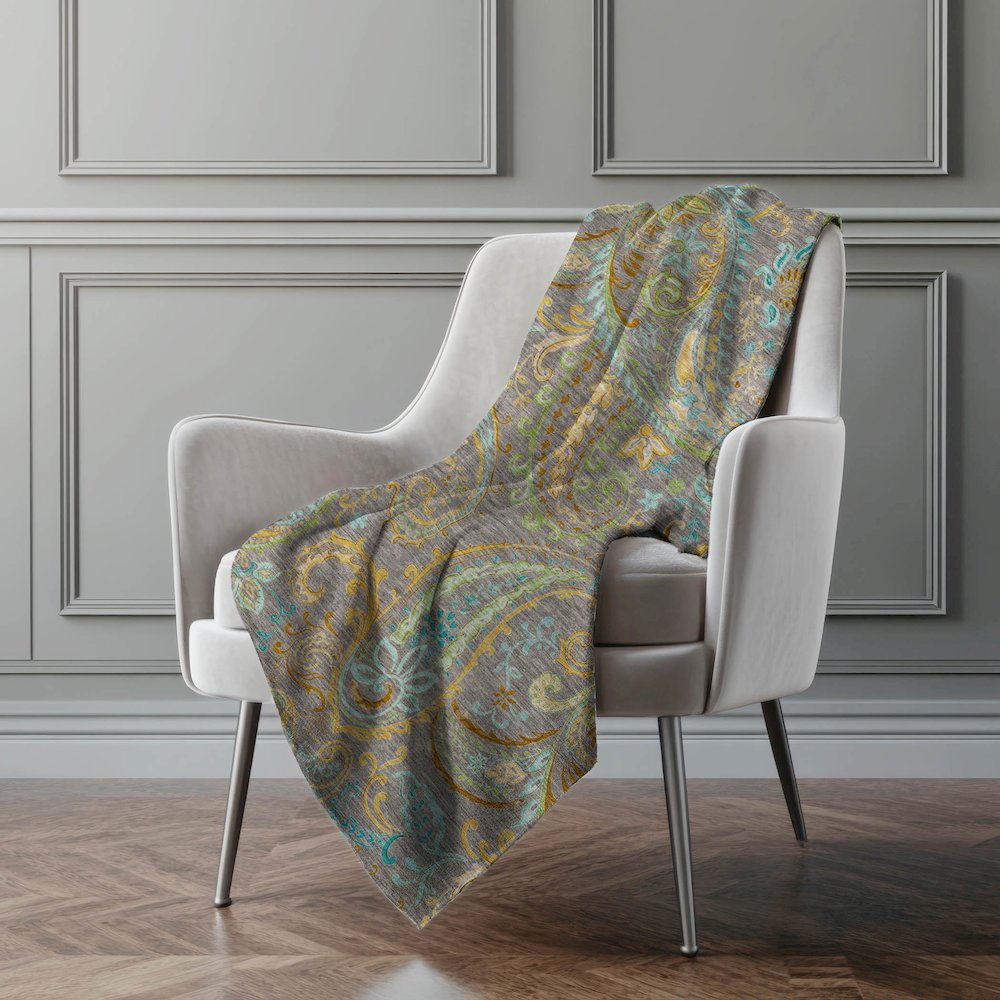 Premium Machine Washable ASB533 Taupe 50" x 70" Sherpa Throw Blanket. Picture 4