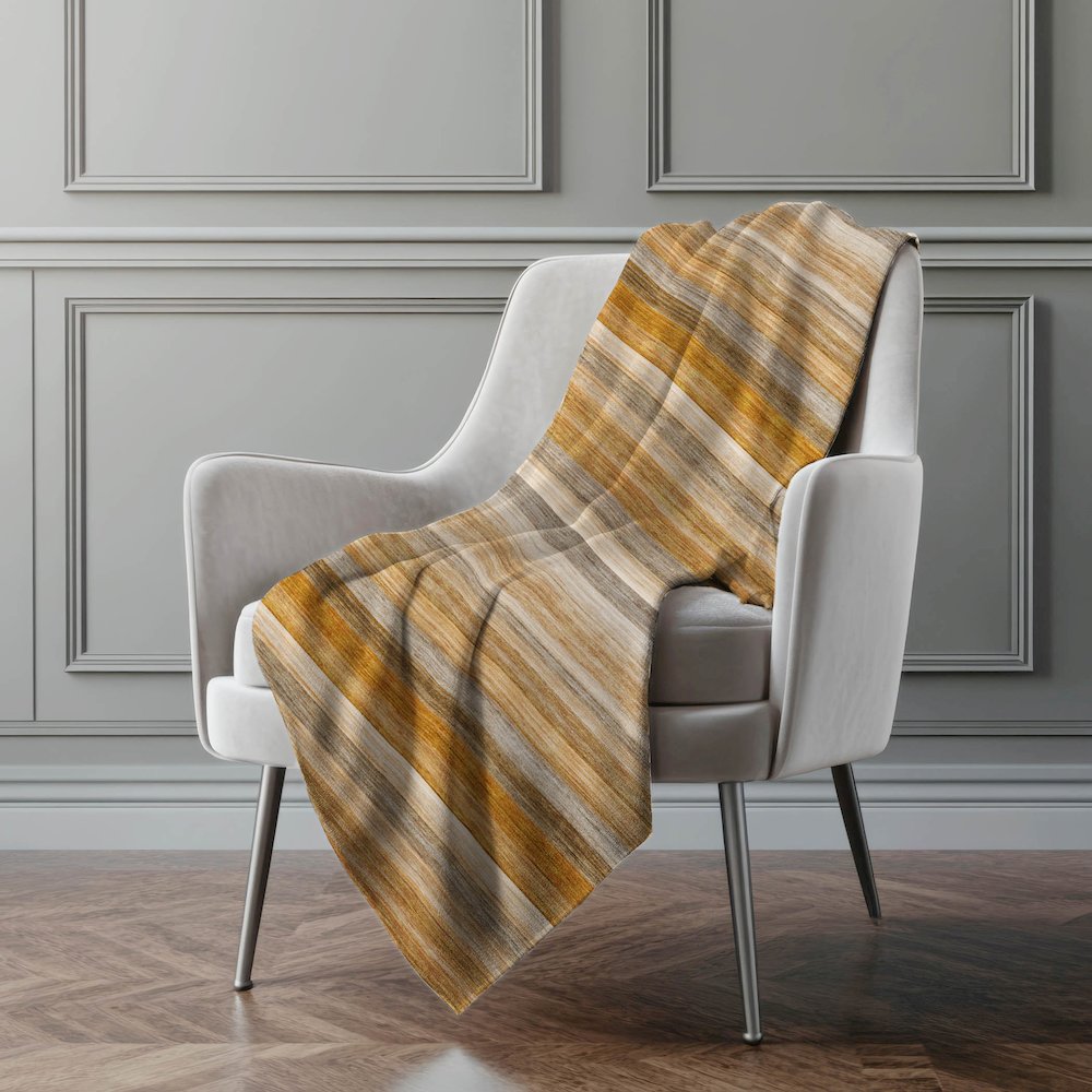 Premium Machine Washable ASB535 Paprika 50" x 70" Sherpa Throw Blanket. Picture 4