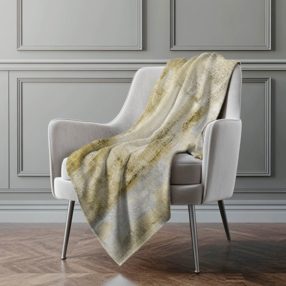 Premium Machine Washable ASB537 Taupe 50" x 70" Sherpa Throw Blanket. Picture 4