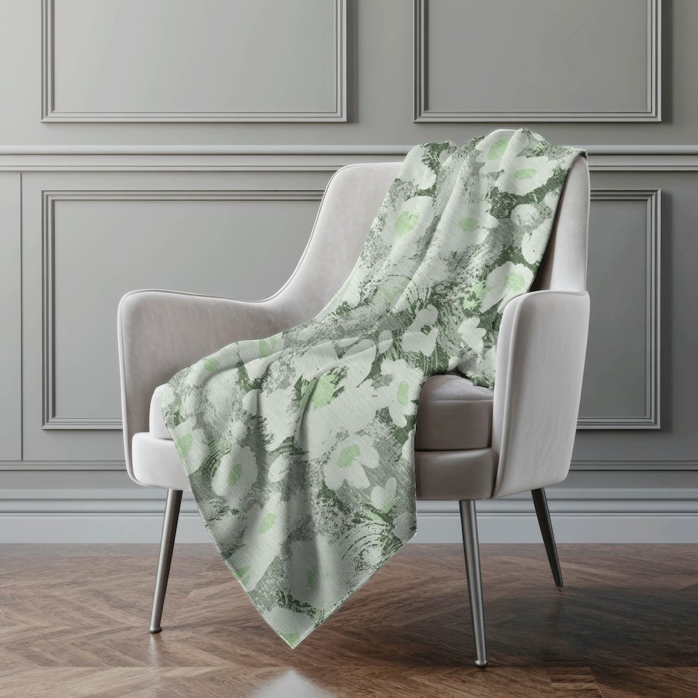 Premium Machine Washable ASB538 Aloe 50" x 70" Sherpa Throw Blanket. Picture 4