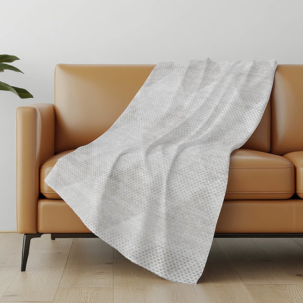 Premium Machine Washable ASB539 Ivory 50" x 70" Sherpa Throw Blanket. Picture 5