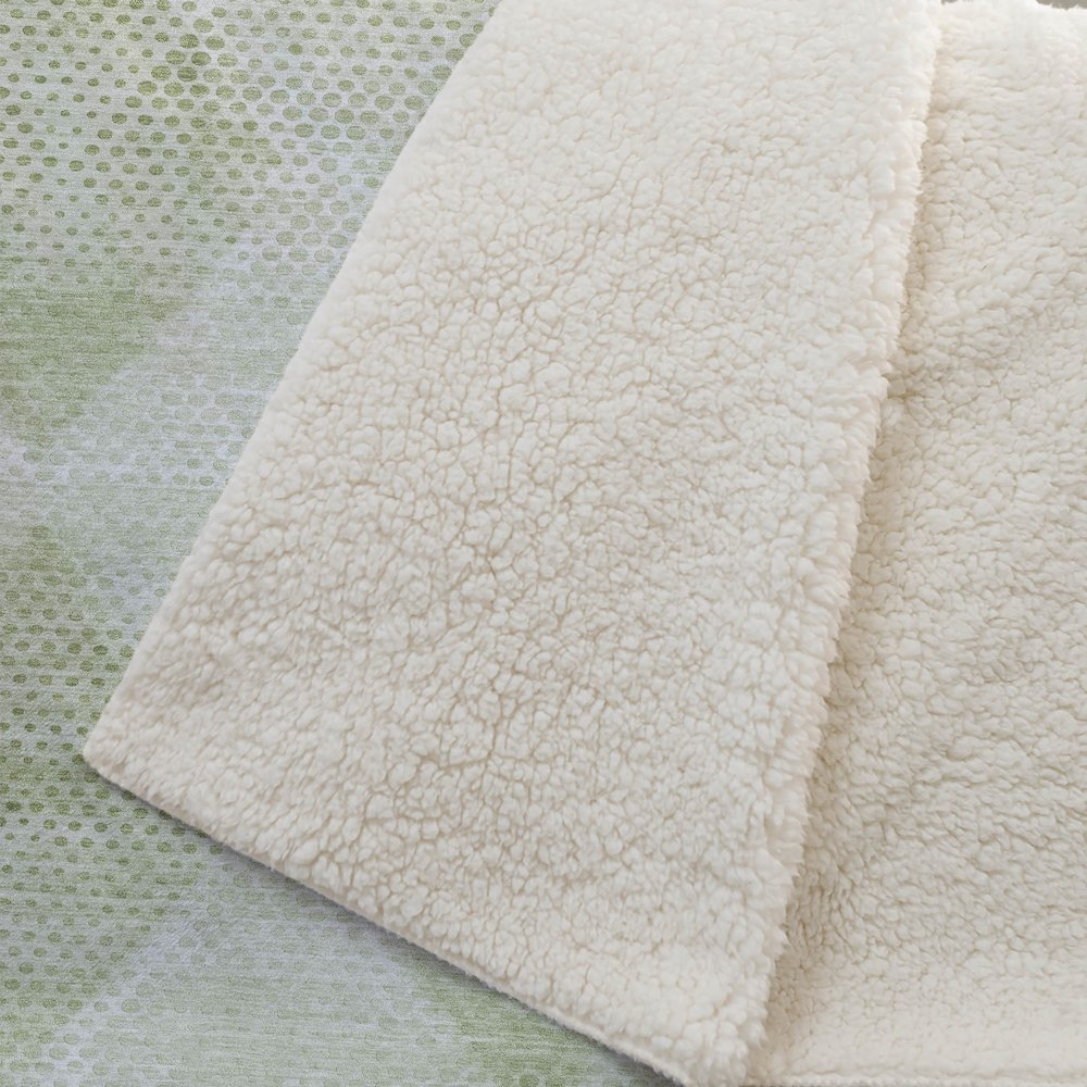 Premium Machine Washable ASB539 Mint 50" x 70" Sherpa Throw Blanket. Picture 2