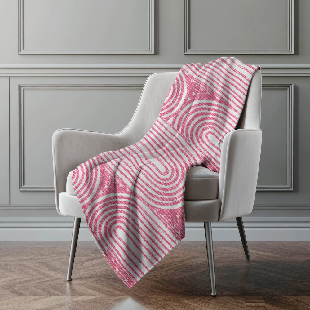 Premium Machine Washable ASB540 Blush 50" x 70" Sherpa Throw Blanket. Picture 4