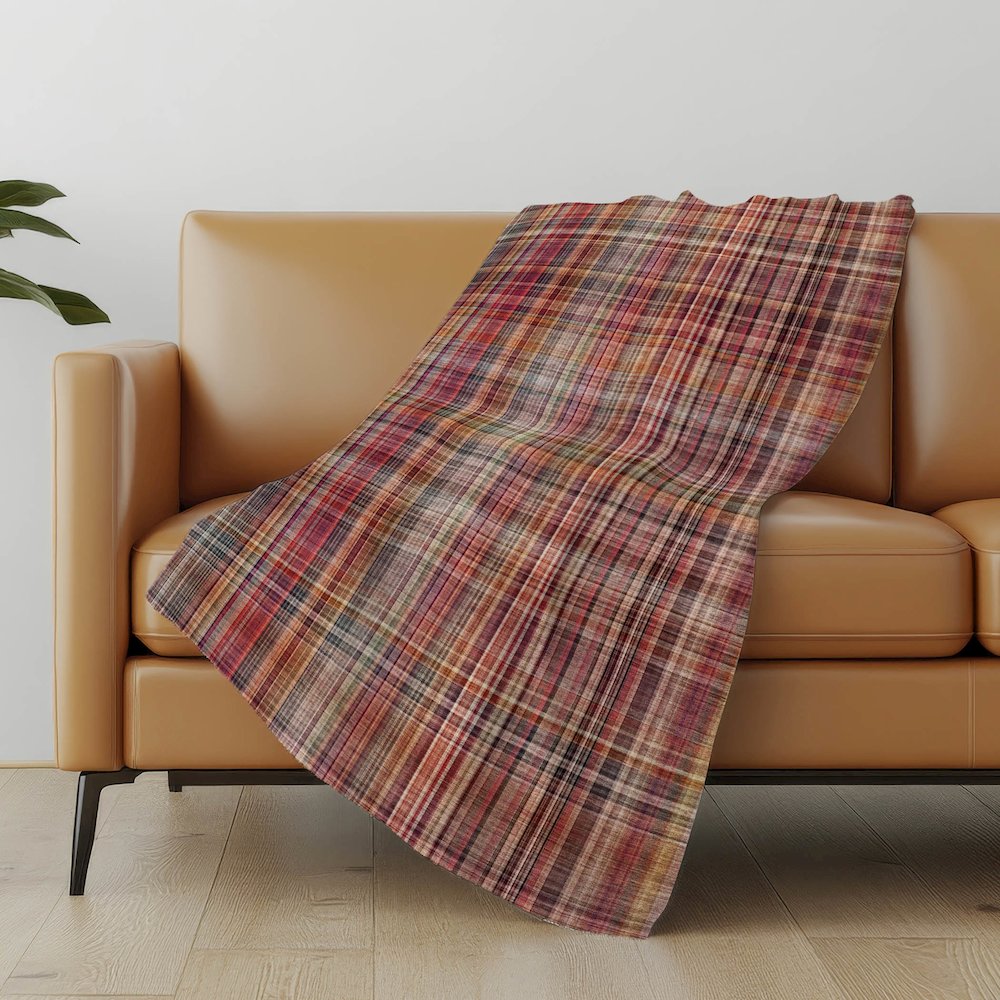 Premium Machine Washable ASB541 Red 50" x 70" Sherpa Throw Blanket. Picture 5