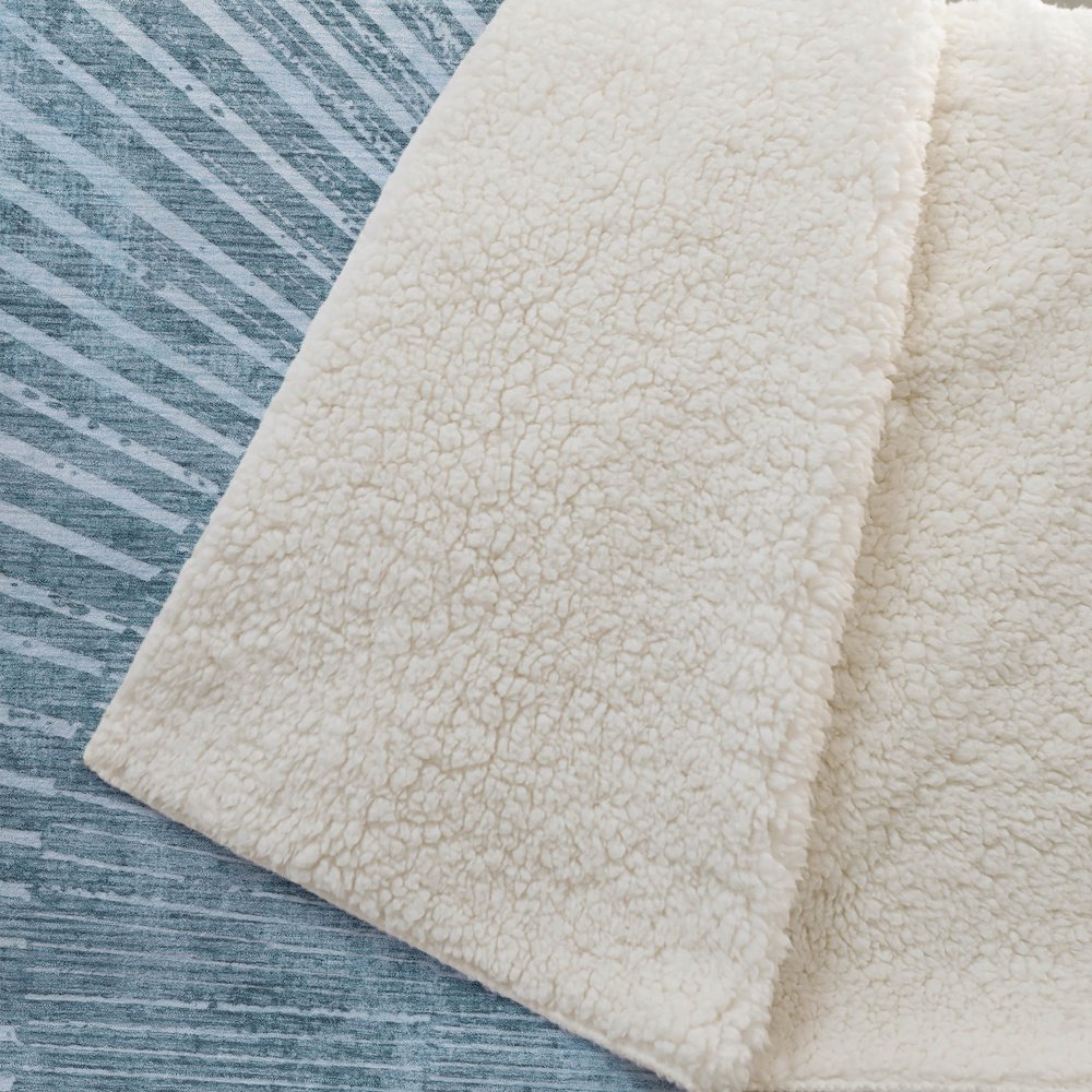 Premium Machine Washable ASB542 Teal 50" x 70" Sherpa Throw Blanket. Picture 2