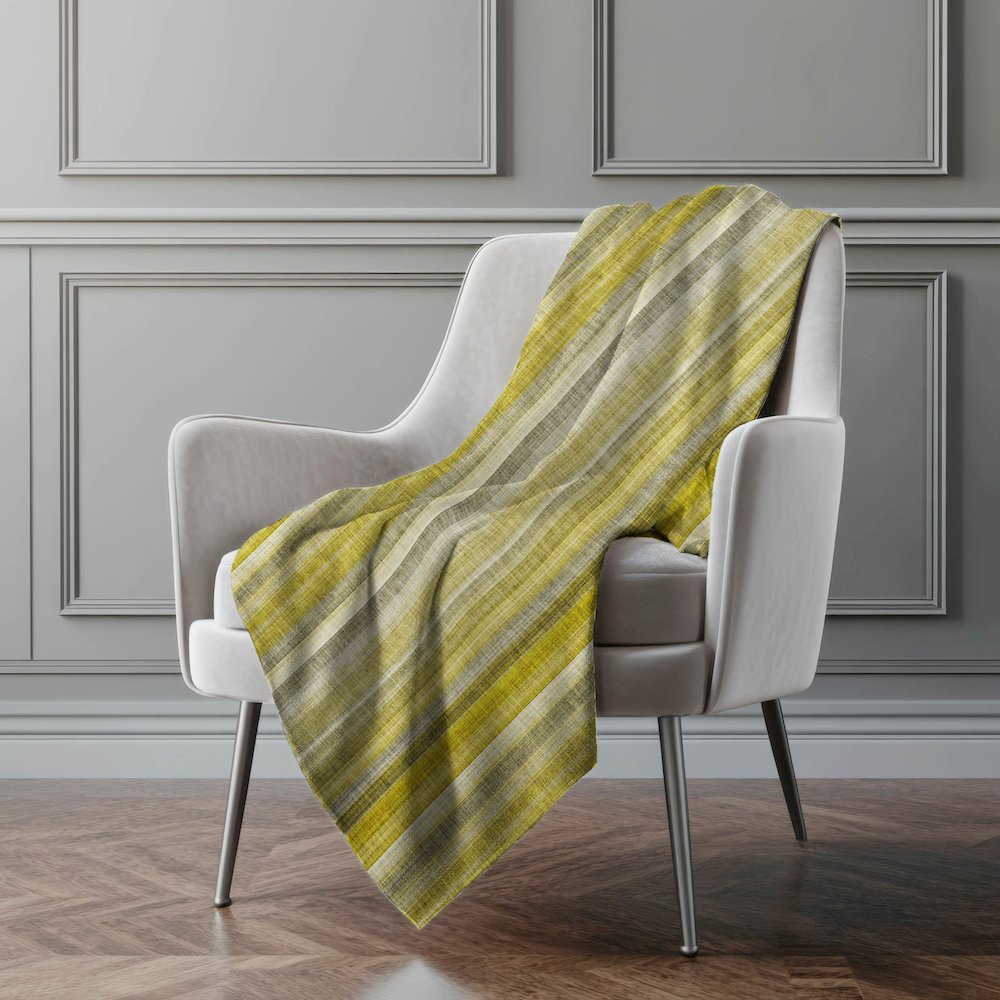 Premium Machine Washable ASB543 Gold 50" x 70" Sherpa Throw Blanket. Picture 4