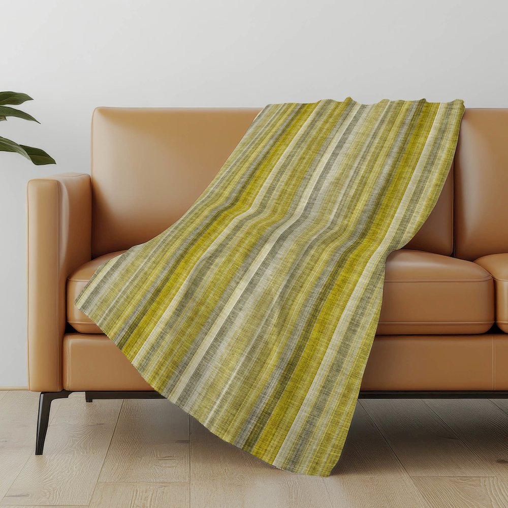 Premium Machine Washable ASB543 Gold 50" x 70" Sherpa Throw Blanket. Picture 5