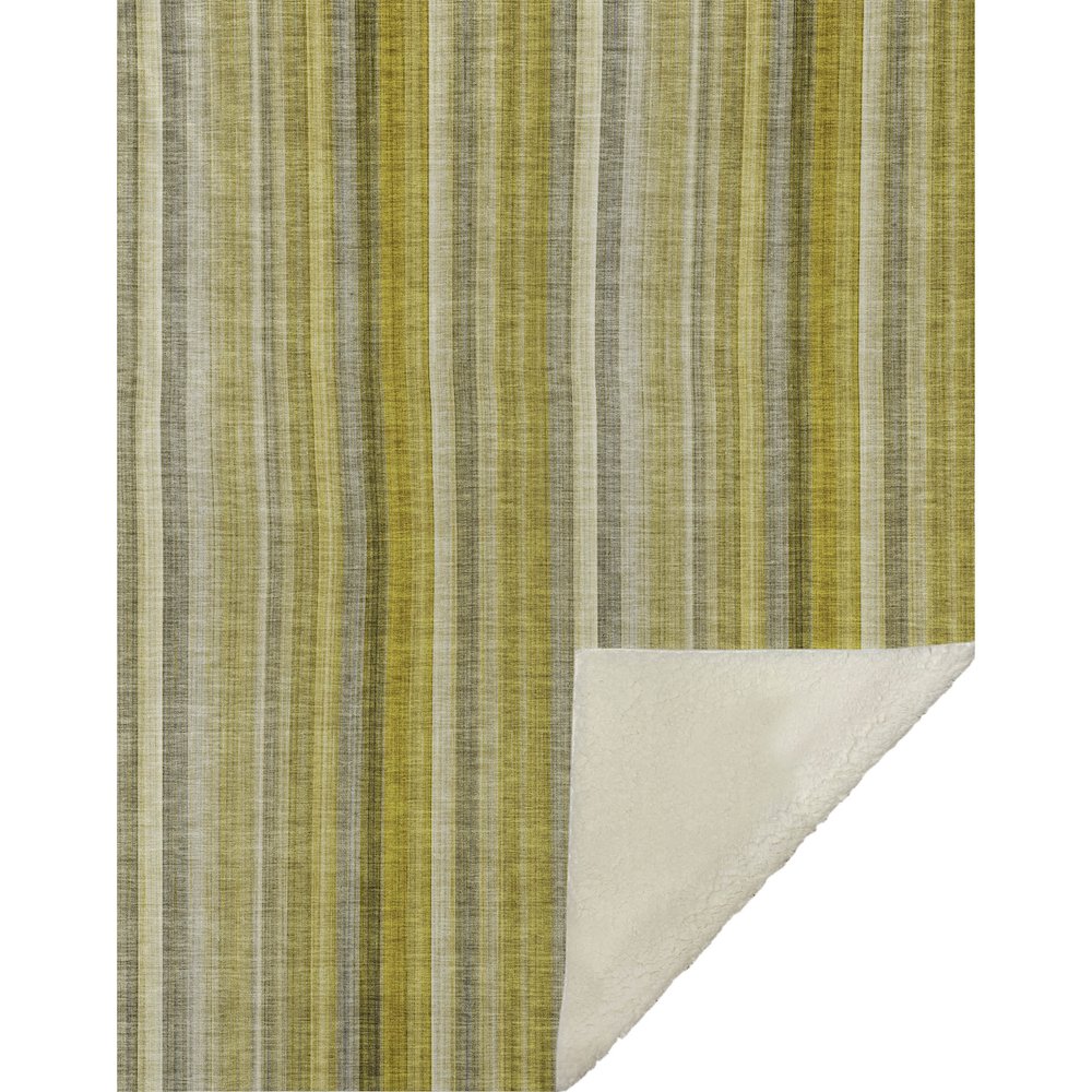 Premium Machine Washable ASB543 Gold 50" x 70" Sherpa Throw Blanket. Picture 1