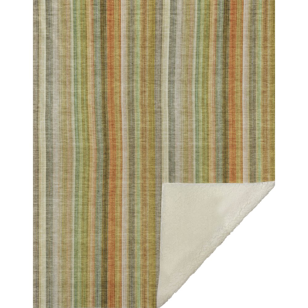 Premium Machine Washable ASB543 Khaki 50" x 70" Sherpa Throw Blanket. Picture 1