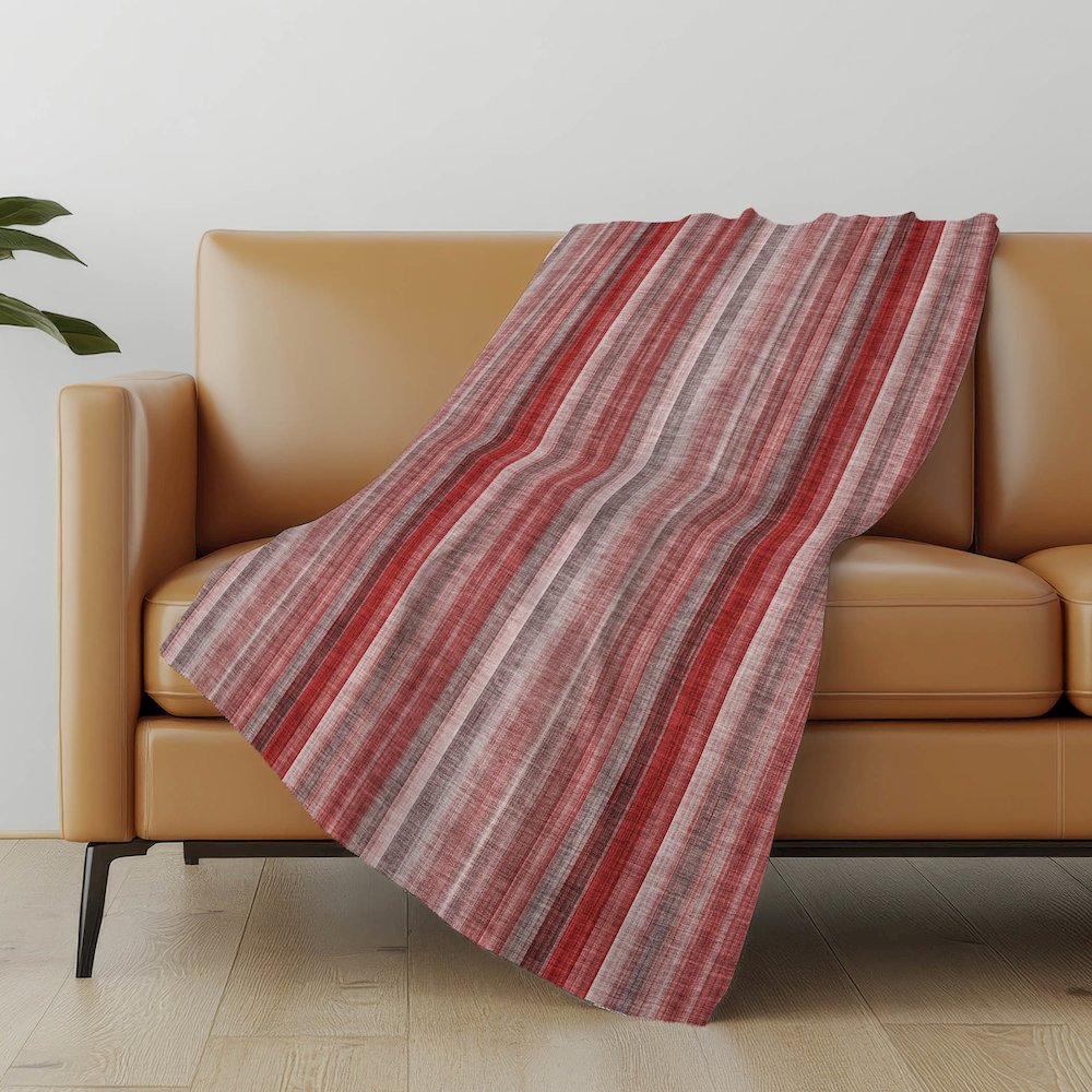 Premium Machine Washable ASB543 Red 50" x 70" Sherpa Throw Blanket. Picture 5