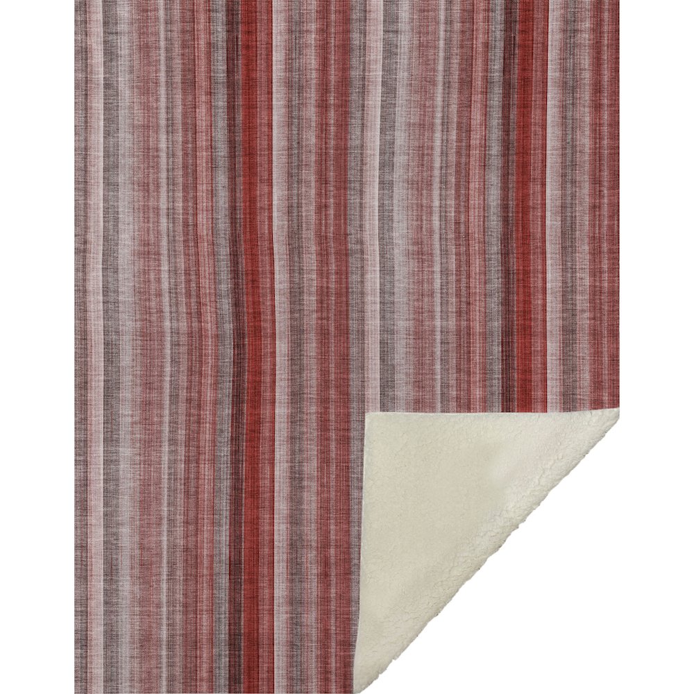 Premium Machine Washable ASB543 Red 50" x 70" Sherpa Throw Blanket. Picture 1