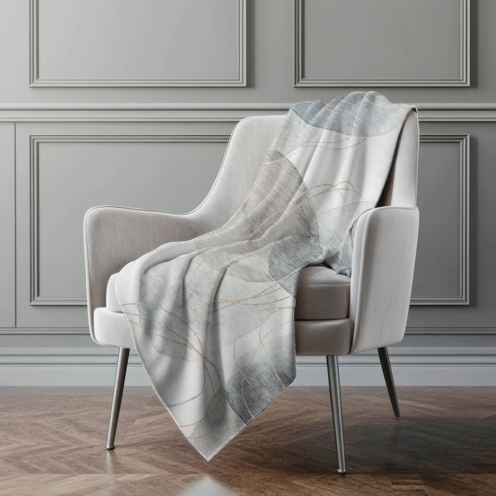 Premium Machine Washable ASB544 Ivory 50" x 70" Sherpa Throw Blanket. Picture 4