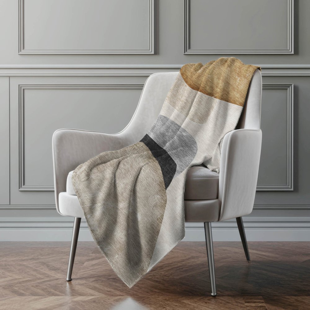 Premium Machine Washable ASB547 Brown 50" x 70" Sherpa Throw Blanket. Picture 4