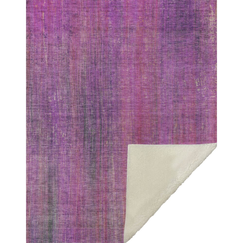Premium Machine Washable ASB552 Lilac 50" x 70" Sherpa Throw Blanket. Picture 1