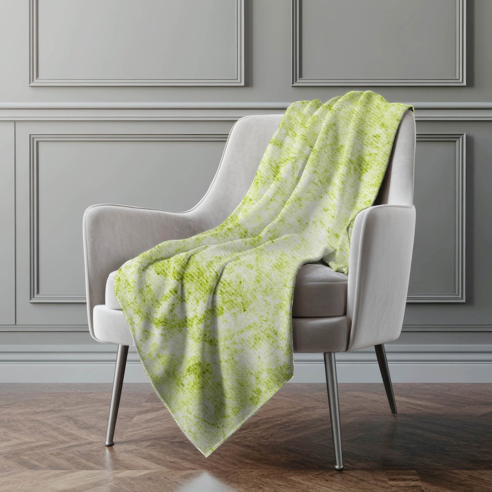 Premium Machine Washable ASB553 Aloe 50" x 70" Sherpa Throw Blanket. Picture 4