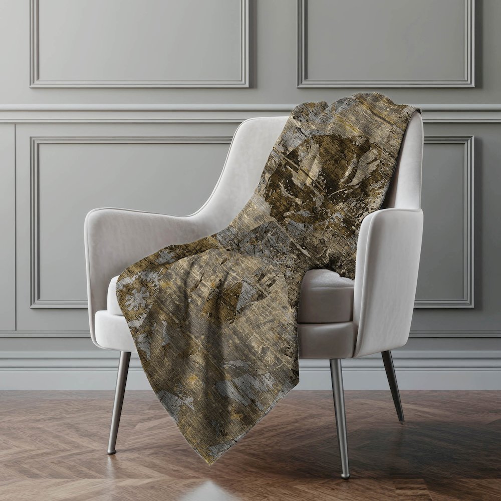 Premium Machine Washable ASB555 Mocha 50" x 70" Sherpa Throw Blanket. Picture 4