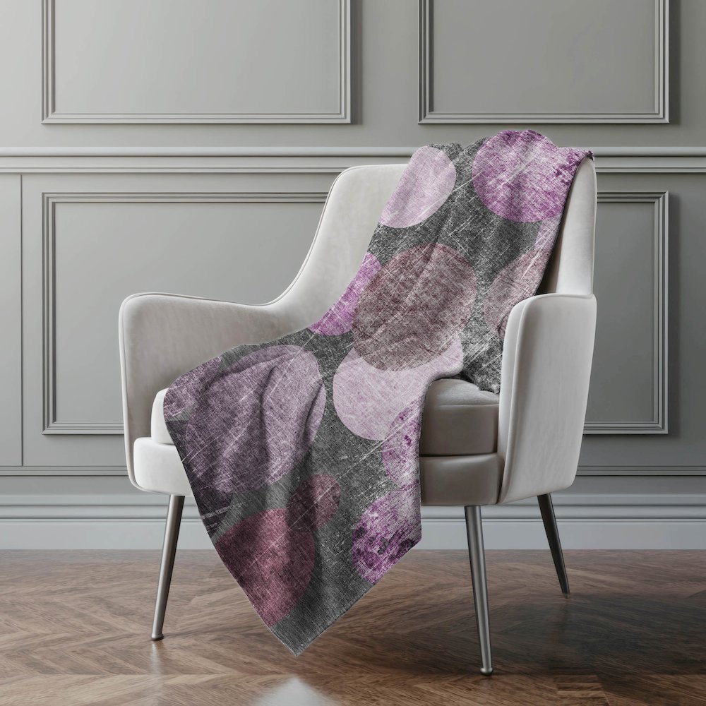 Premium Machine Washable ASB556 Garnet 50" x 70" Sherpa Throw Blanket. Picture 4