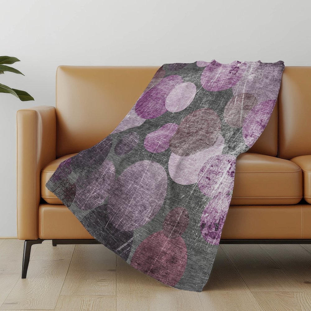 Premium Machine Washable ASB556 Garnet 50" x 70" Sherpa Throw Blanket. Picture 5