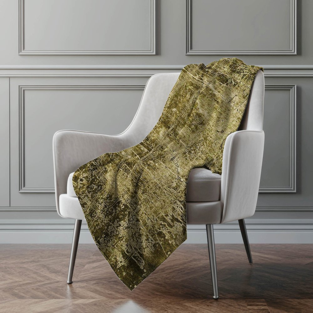 Premium Machine Washable ASB559 Brown 50" x 70" Sherpa Throw Blanket. Picture 4
