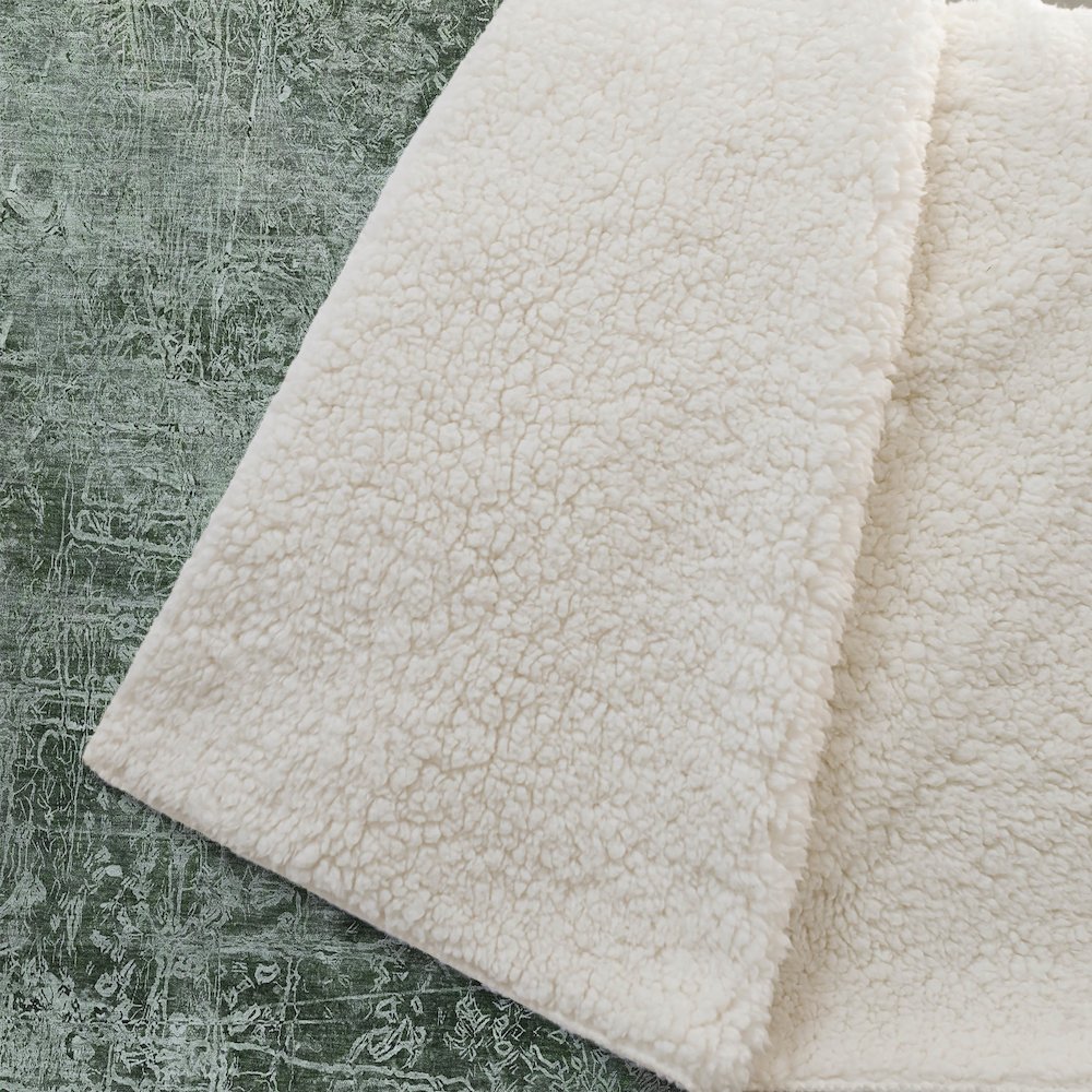 Premium Machine Washable ASB559 Emerald 50" x 70" Sherpa Throw Blanket. Picture 2