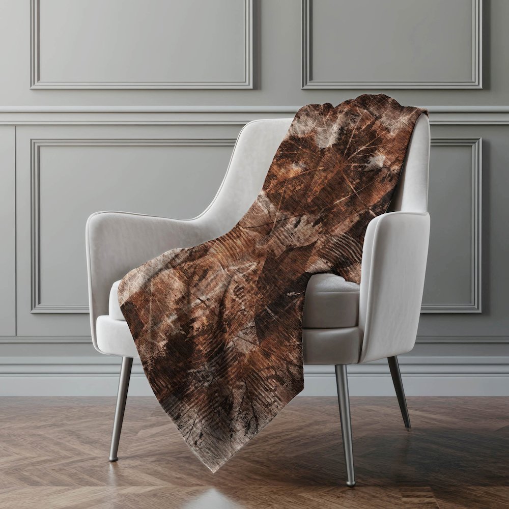 Premium Machine Washable ASB560 Paprika 50" x 70" Sherpa Throw Blanket. Picture 4