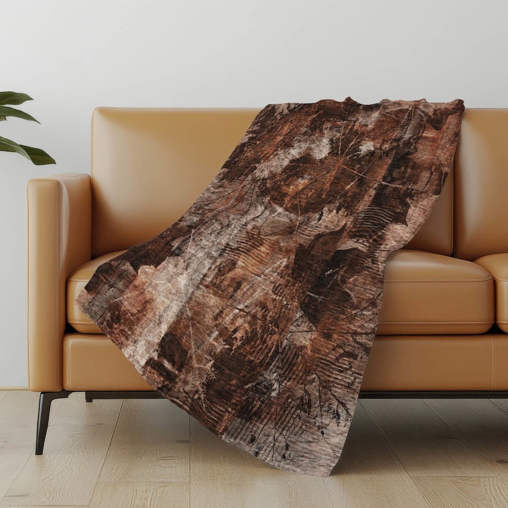 Premium Machine Washable ASB560 Paprika 50" x 70" Sherpa Throw Blanket. Picture 5